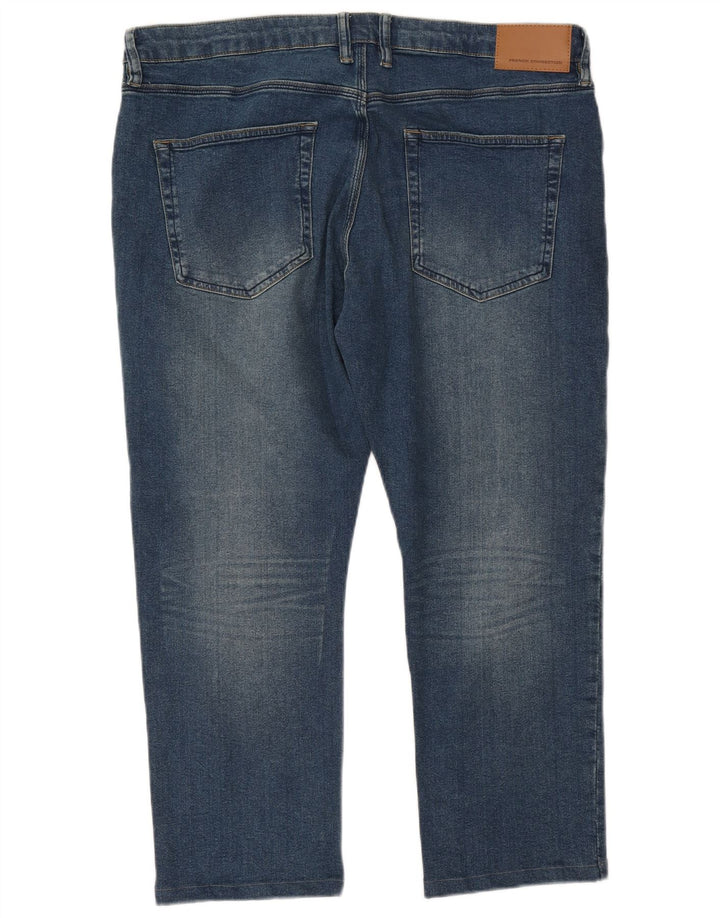 French Connection Slim-Jeans für Herren, W38, L25, blaue Baumwolle