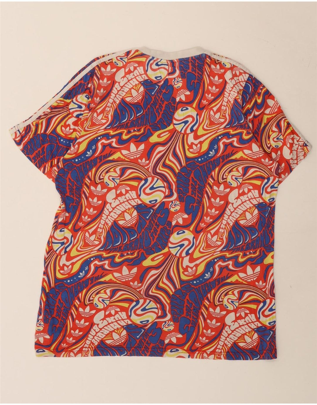 Adidas Herren Grafik T-Shirt Top Medium Mehrfarbige Baumwolle