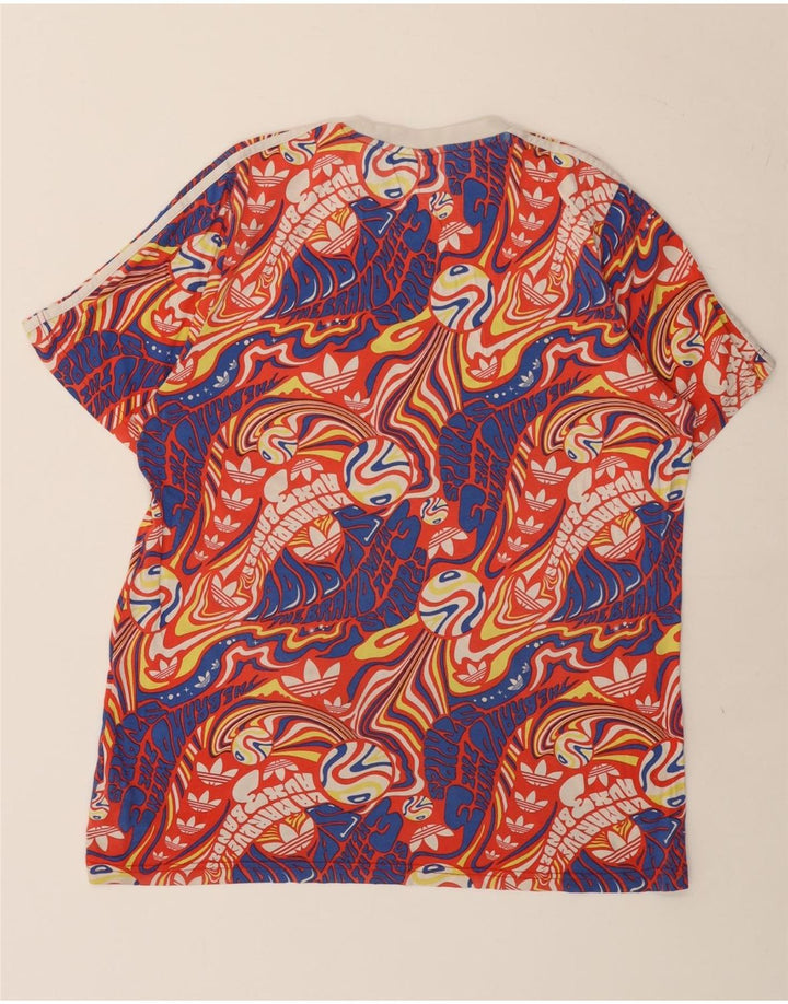 Adidas Herren Grafik T-Shirt Top Medium Mehrfarbige Baumwolle