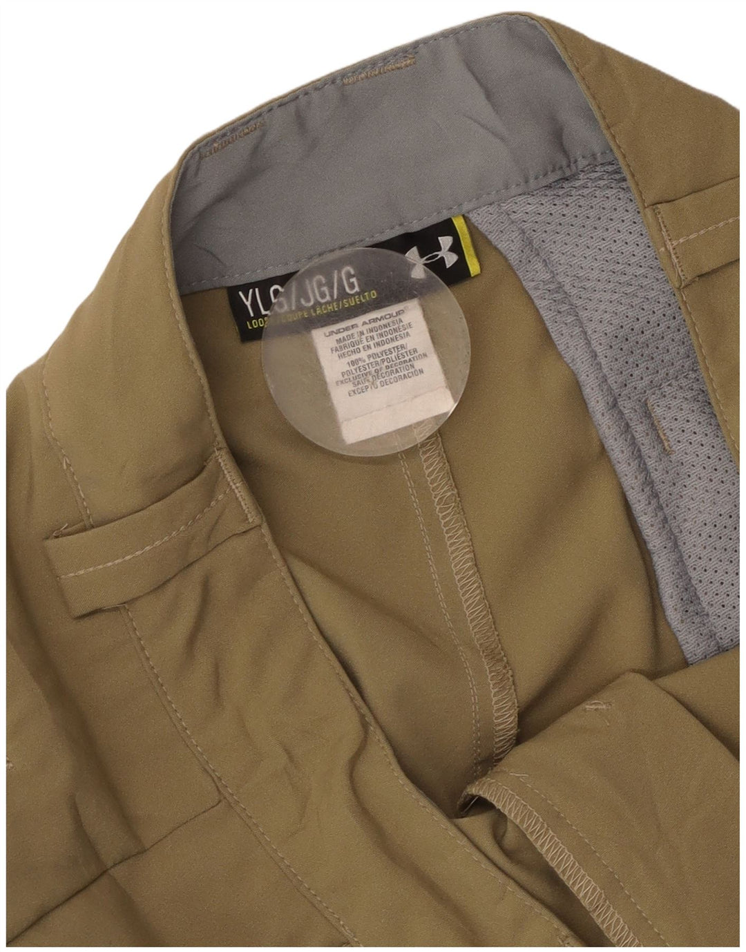 Under Armour Chino-Shorts für Jungen, 11–12 Jahre, Größe L, W30, Khaki, Polyester
