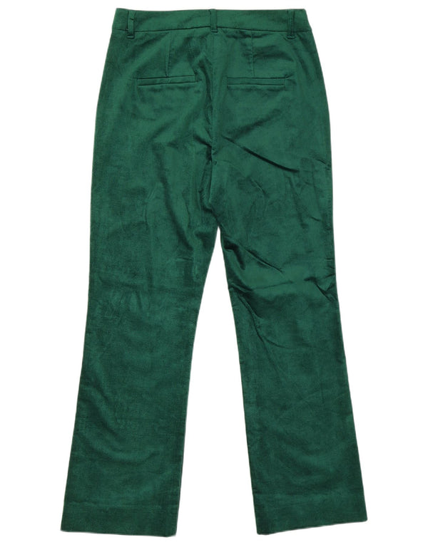Marella Damen Bootcut Freizeithose UK 6 XS W25 L26 Grüne Baumwolle