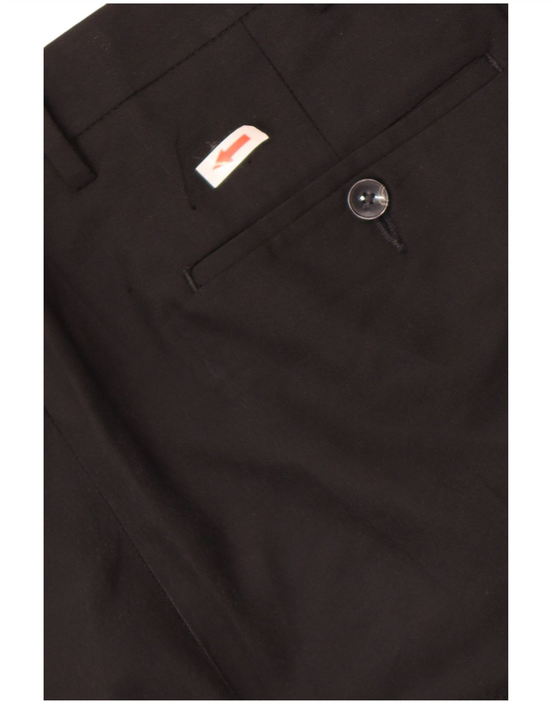 Marks & Spencer Herren-Chinohose mit gerader Passform und normaler Passform, W40 L31, Schwarz