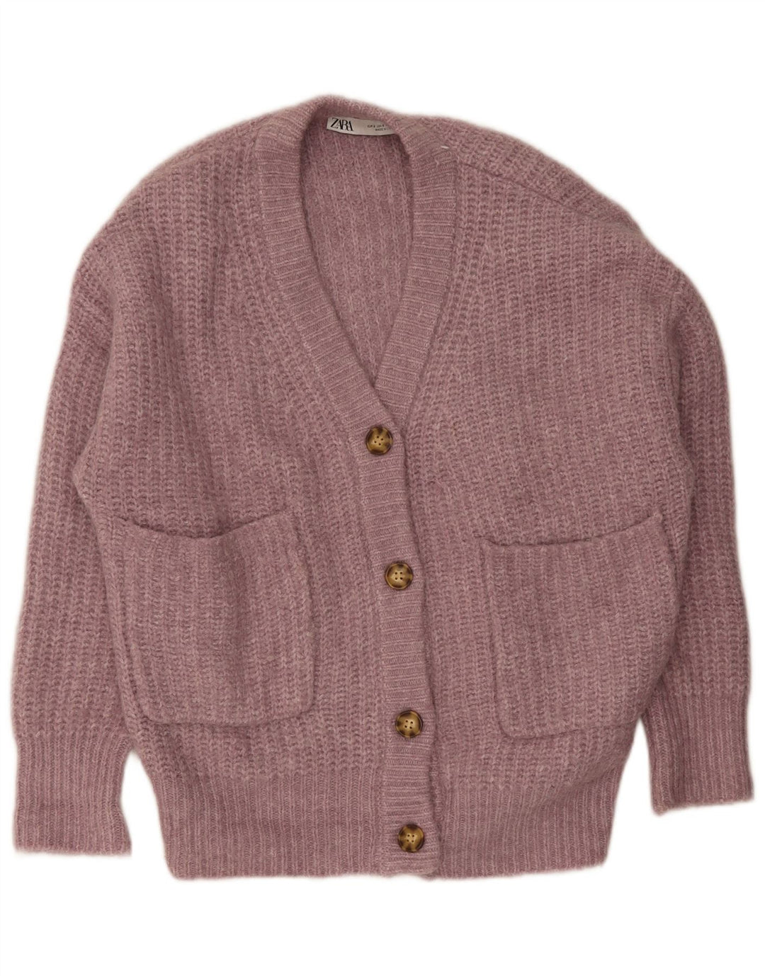 Zara Damen-Strickjacke in Übergröße, Gr. 10, klein, Rosa