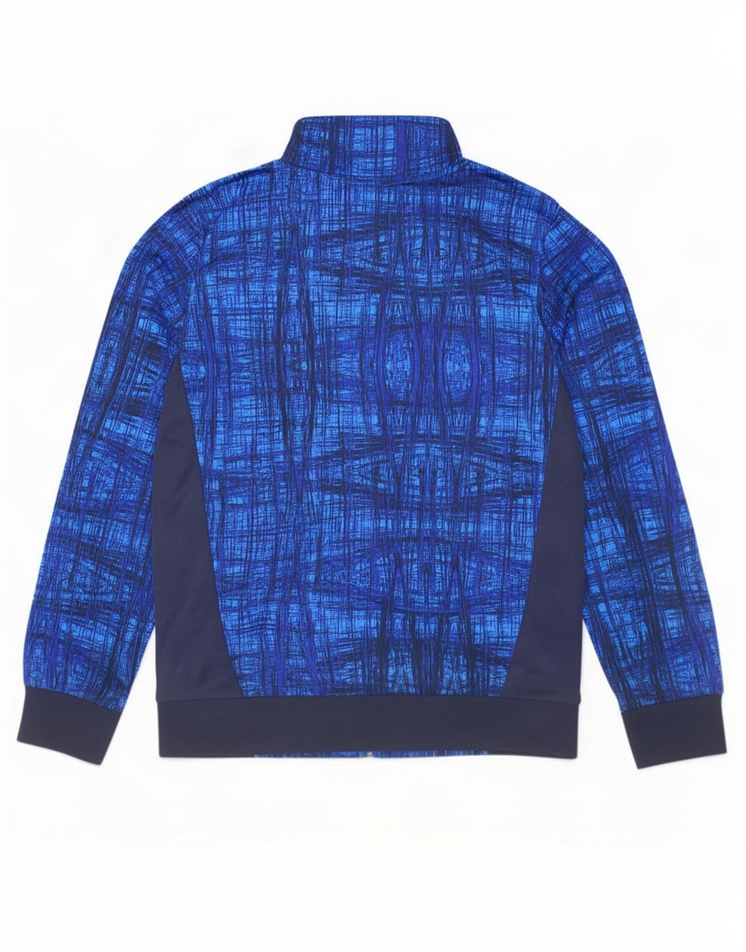 Puma Jungen Grafik-Trainingsanzug-Top-Jacke, 7–8 Jahre, Marineblau, geometrisch