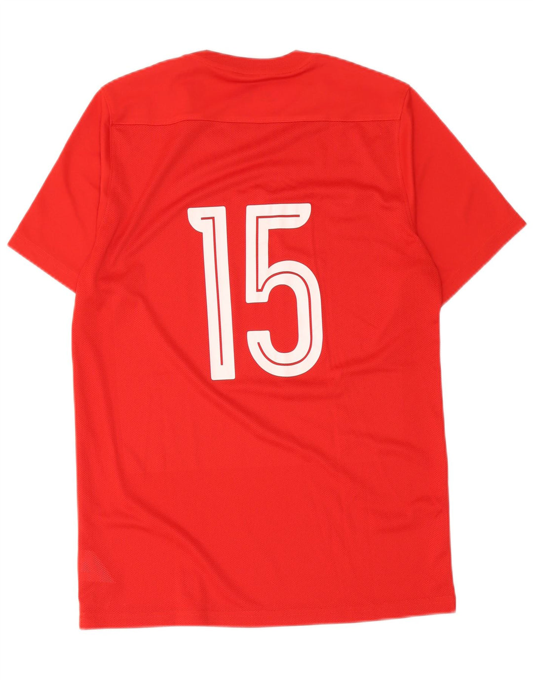 Nike Herren Dri Fit Grafik-T-Shirt-Oberteil, großes rotes Polyester
