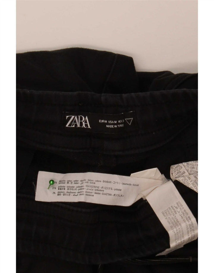 Zara Herren-Trainingshose, Jogginghose, mittelschwarz, Baumwolle