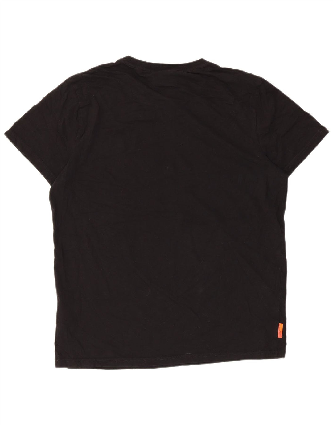 Superdry Herren T-Shirt Top 2XL Schwarz Baumwolle