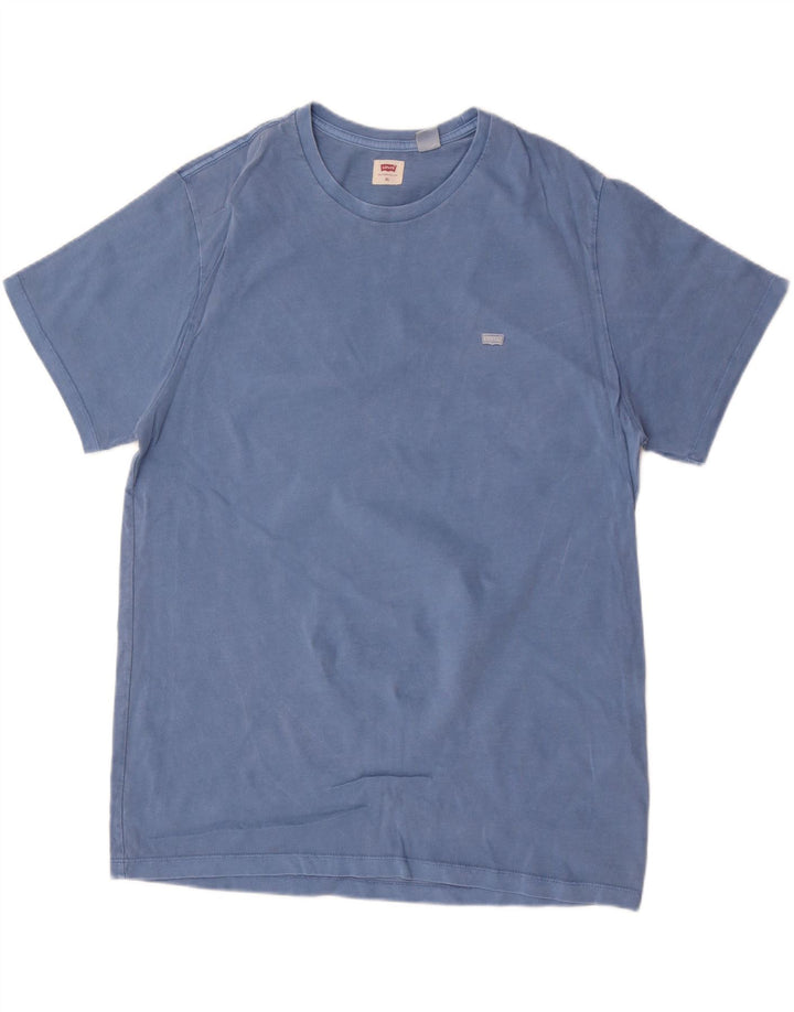 Levi's Herren T-Shirt Top XL Blau Baumwolle