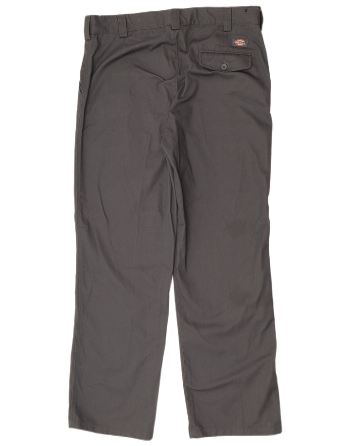 Dickies gerade Chino-Hose für Herren, W38, L32, grau, Polyester