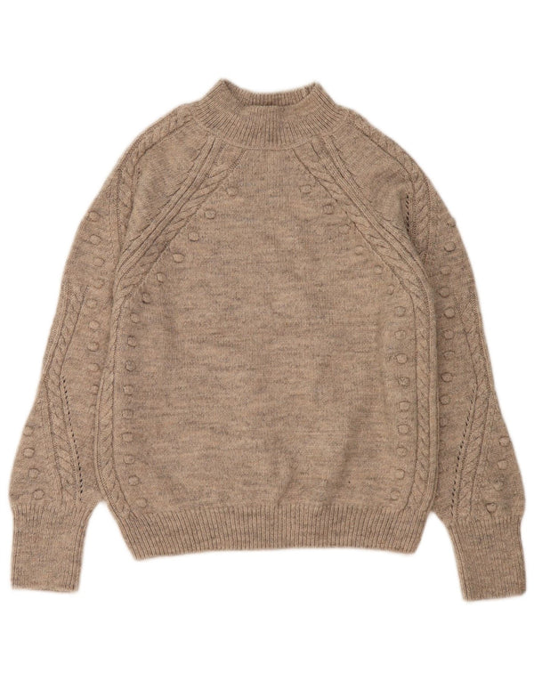Marks & Spencer Rollkragenpullover für Damen, Gr. 10, Größe S, Beige