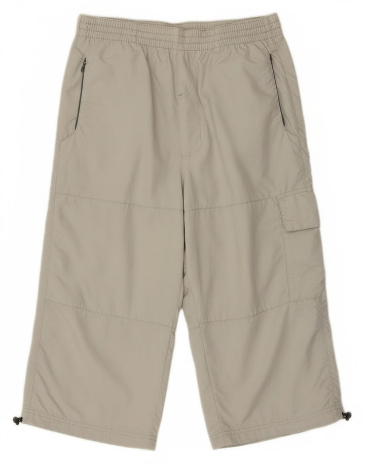 Diadora Herren-Bermuda-Sportshorts, groß, gebrochenes Weiß, Polyamid