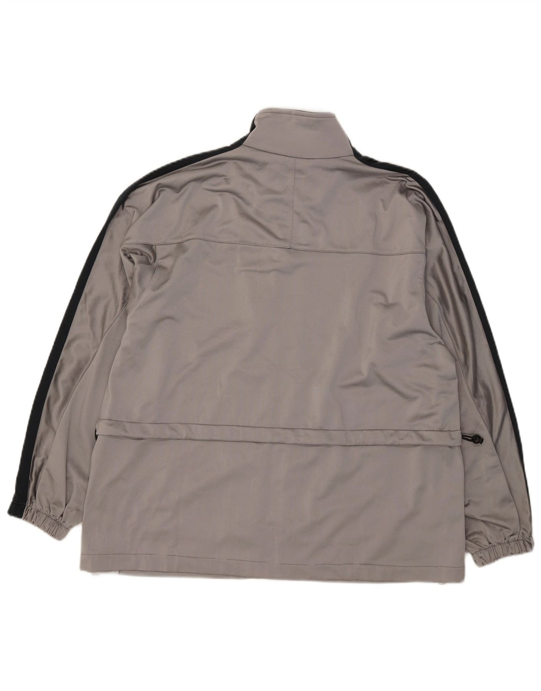 Diadora Damen-Trainingsanzug-Oberteil, übergroß, Jacke, UK 14, Größe L, Grau, Farbblock