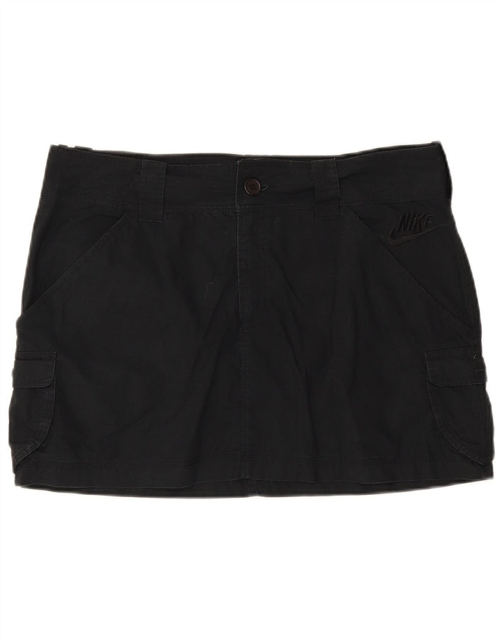 Nike Damen Mini Cargo Rock UK 14 Large W34 Schwarze Baumwolle
