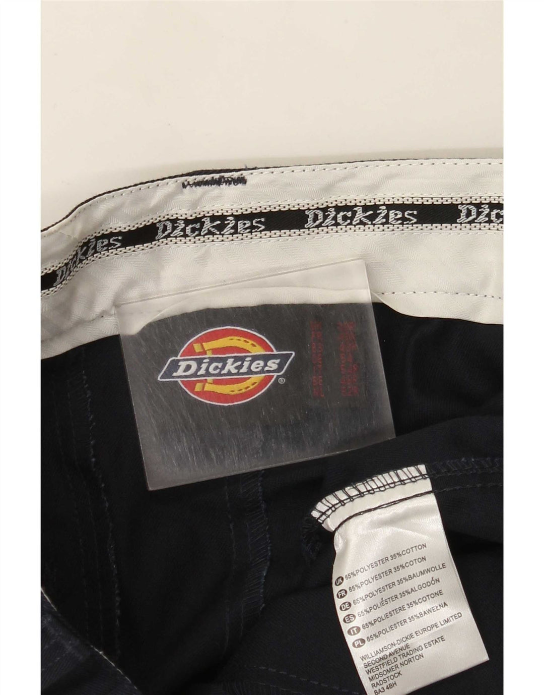 Dickies Herren Straight Chino Hose W38 L31 Schwarz Polyester