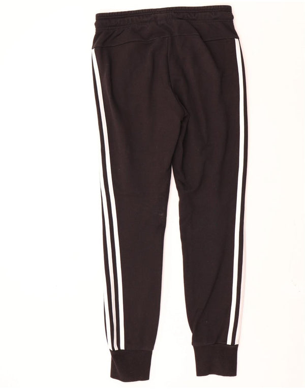 Adidas Damen Trainingshose Jogger UK 8/10 Small Schwarz Baumwolle