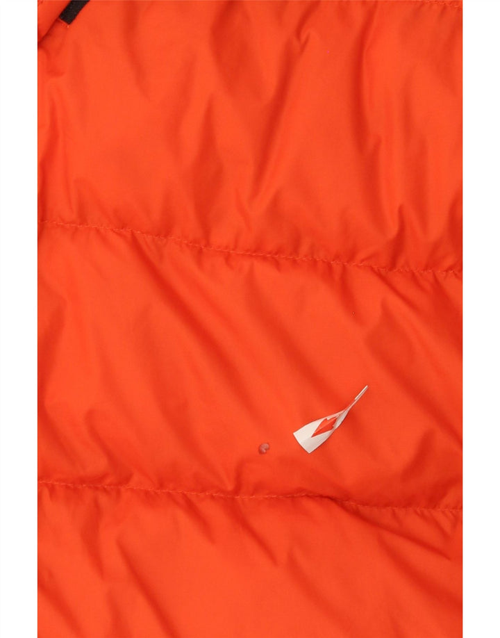 Timberland Wattierte Jacke mit Kapuze für Jungen, 13–14 Jahre, Größe S, Orange, Farbblock