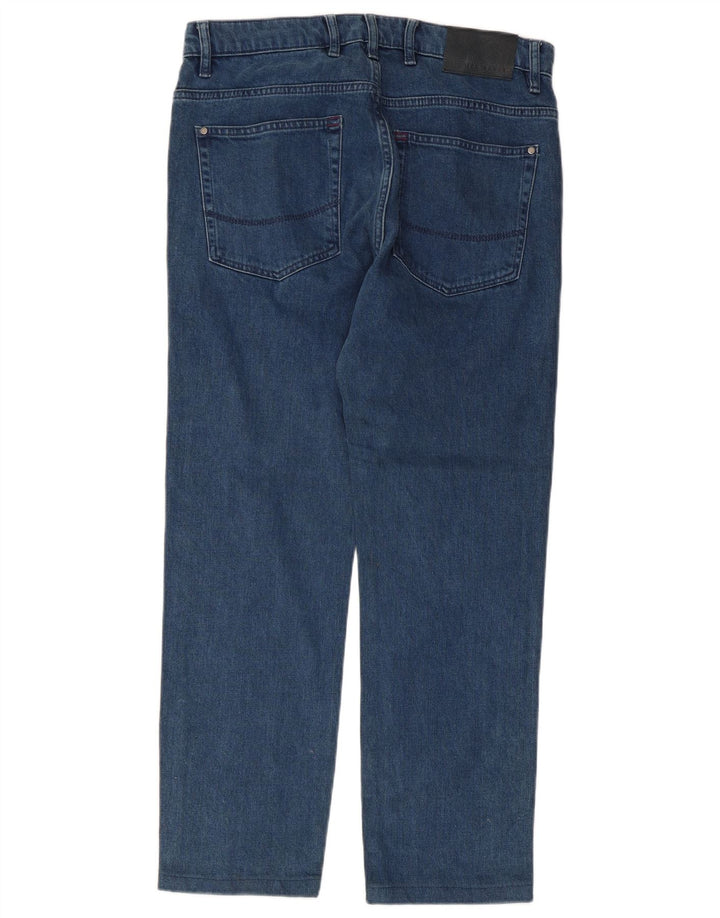 Ted Baker Herren Straight Jeans W32 L27 Blaues Lyocell