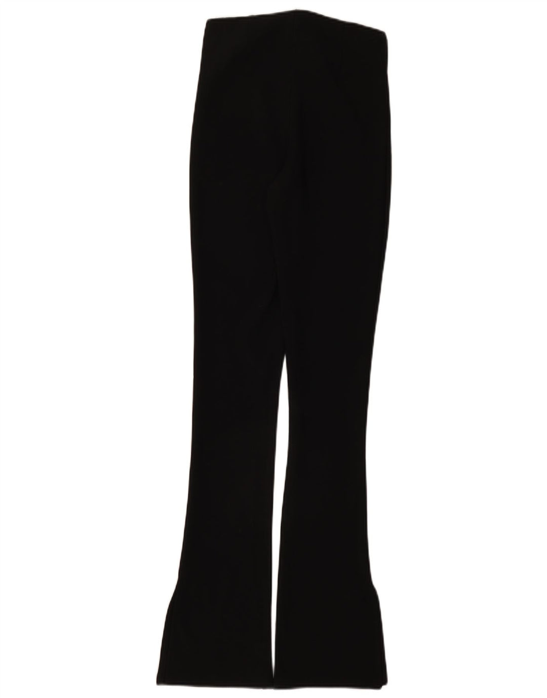 Zara Damen-Flare-Freizeithose, Größe S, W26, L32, Schwarz, Polyester