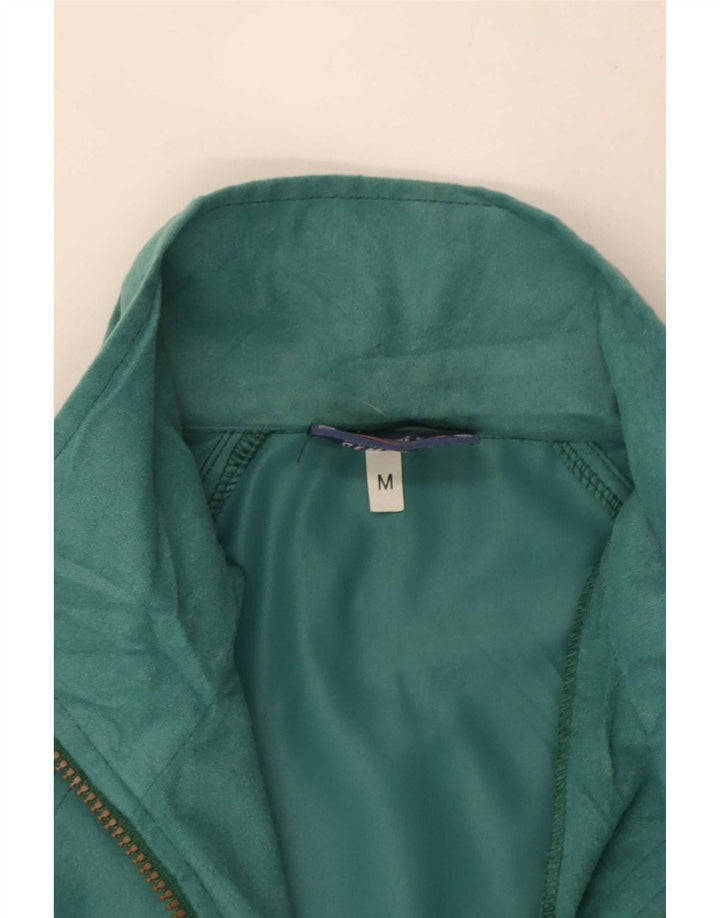 Greenstone Park Herren-Trainingsanzugoberteil aus mittelgrünem Polyester
