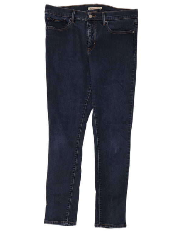 Levi's Damen 311 Shaping Skinny Jeans W31 L30 Marineblaue Baumwolle