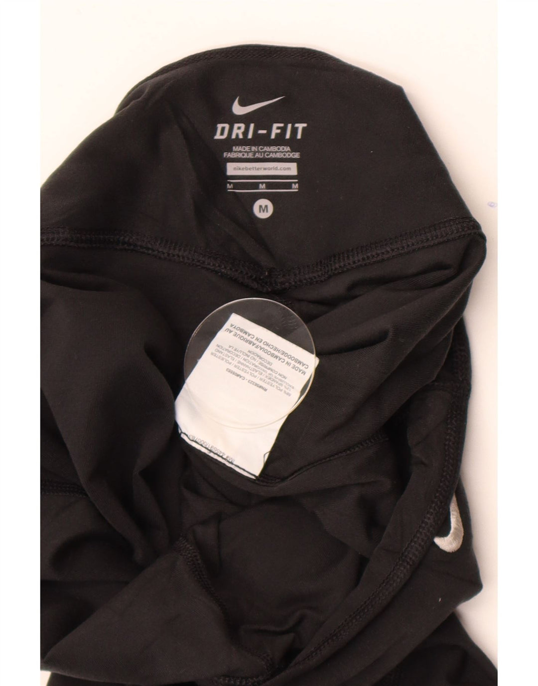 Nike Damen Dri Fit Trainingshose UK 14 Medium Schwarz Polyester
