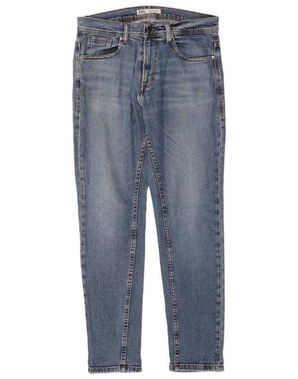 Zara Herren Skinny Jeans EU 42 Large W32 L30 Blau