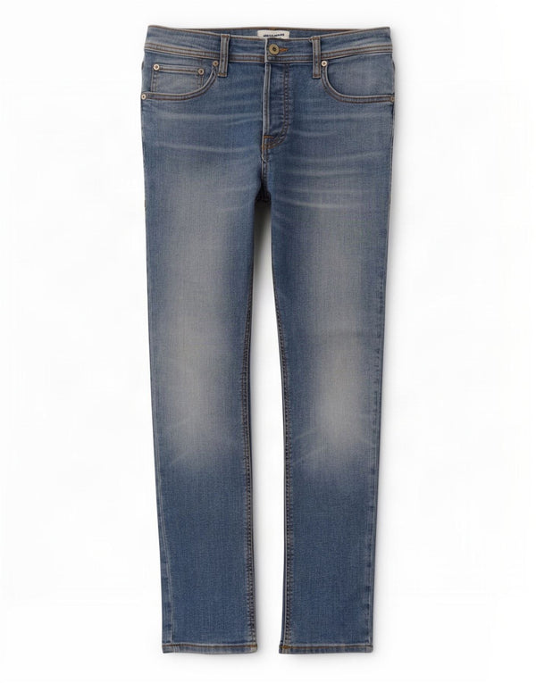 Jack & Jones Herren Slim Jeans W32 L30 Blaue Baumwolle