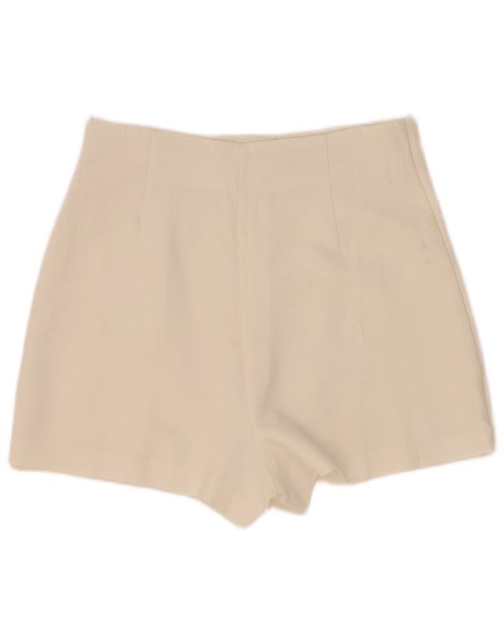 Zara Damen Skort Hot Pants Medium W28 Weiß