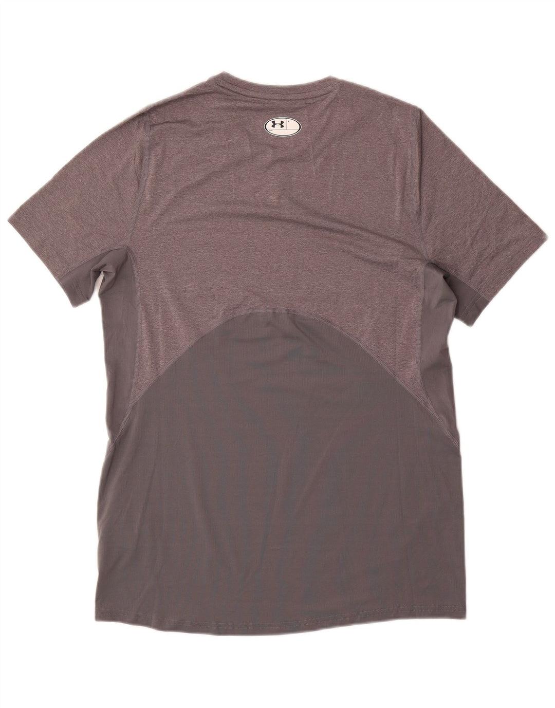 Under Armour Herren Heat Gear T-Shirt-Oberteil aus mittelgrau meliertem Polyester