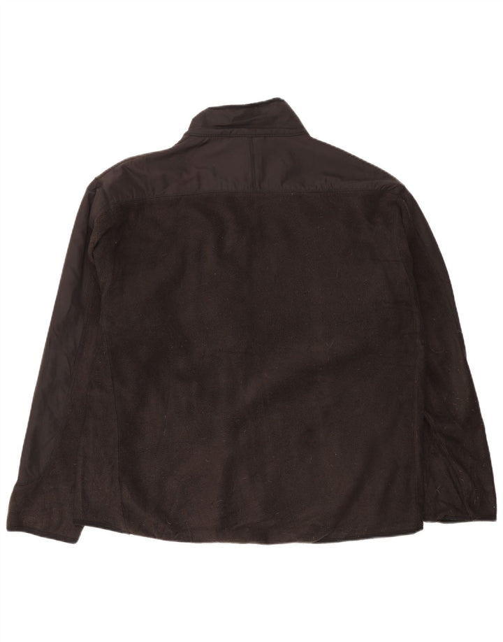 Chaps Herren Fleecejacke UK 42 XL Schwarz Colourblock Polyester