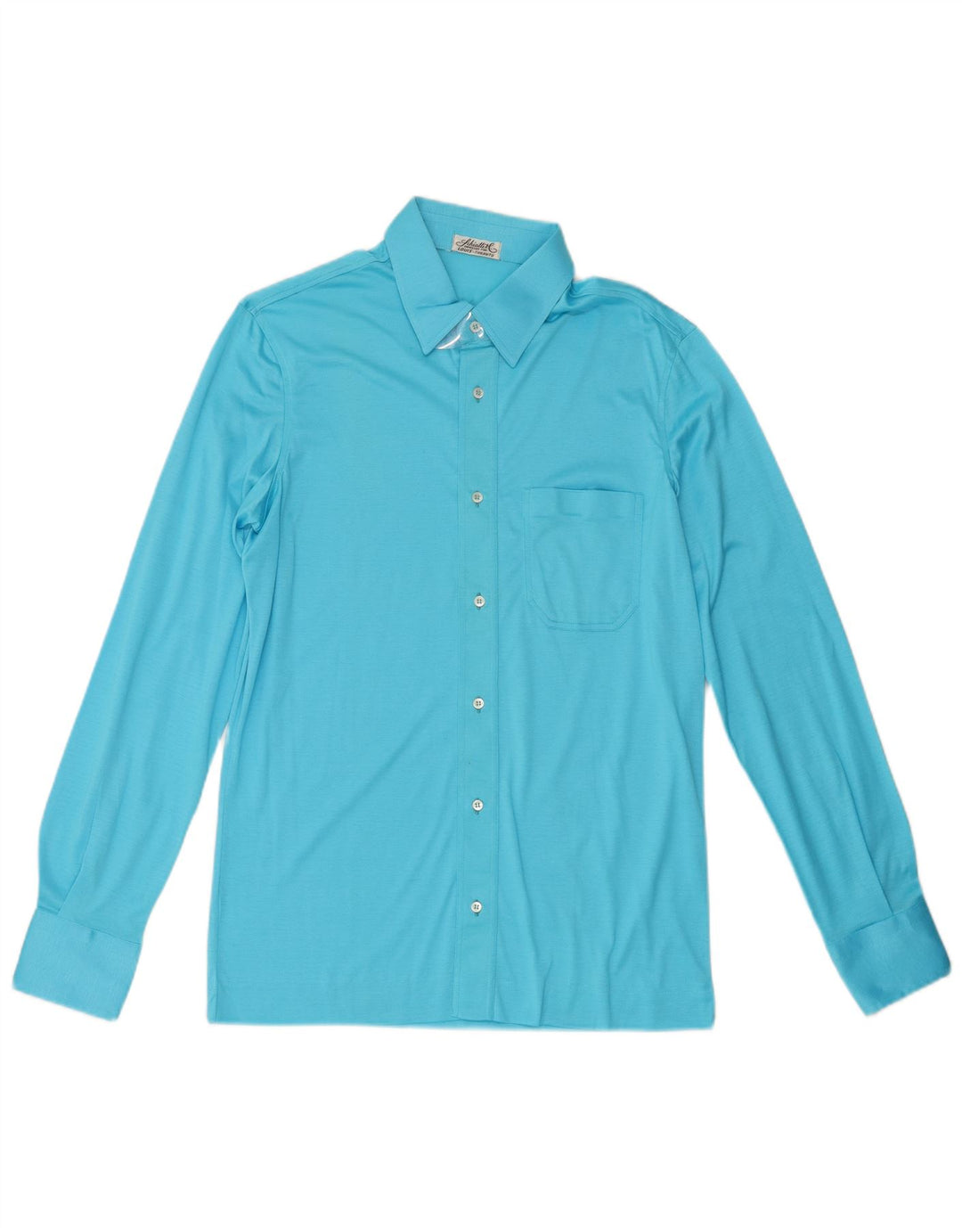 Vintage Herrenhemd Klein Blau