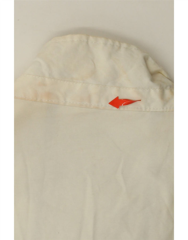 REFRIGUE Herren Bomberjacke UK 44 2XL Off White Baumwolle