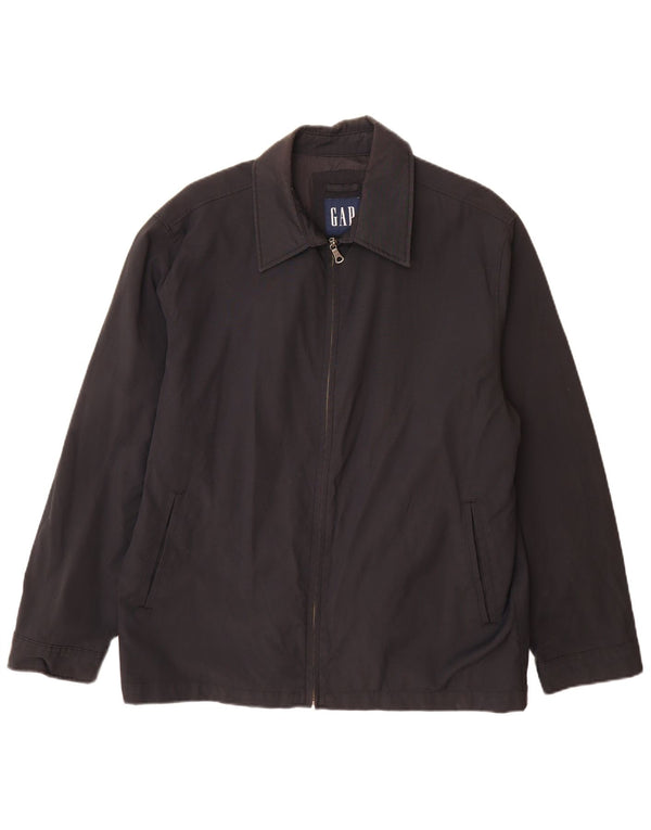 Gap Herren-Utility-Jacke UK 40 Large Marineblaues Nylon