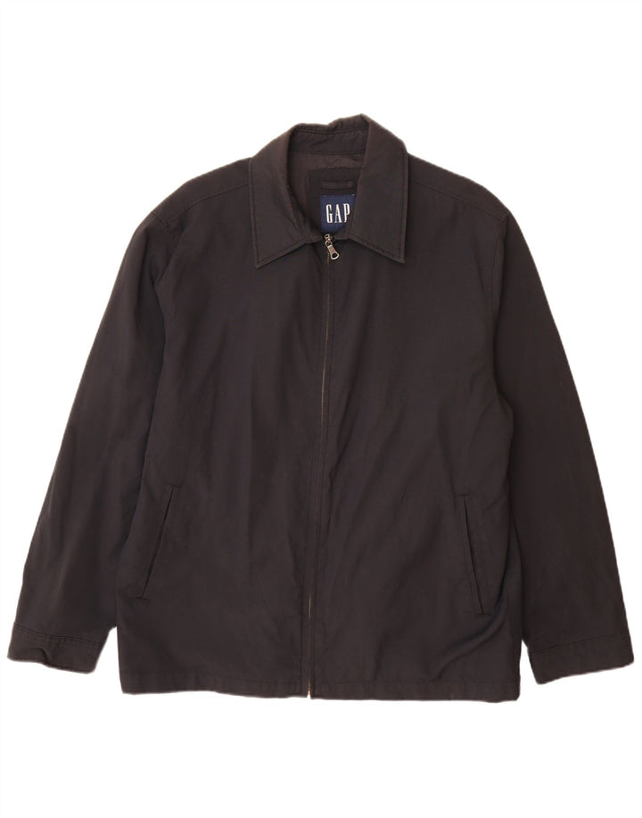 Gap Herren-Utility-Jacke UK 40 Large Marineblaues Nylon