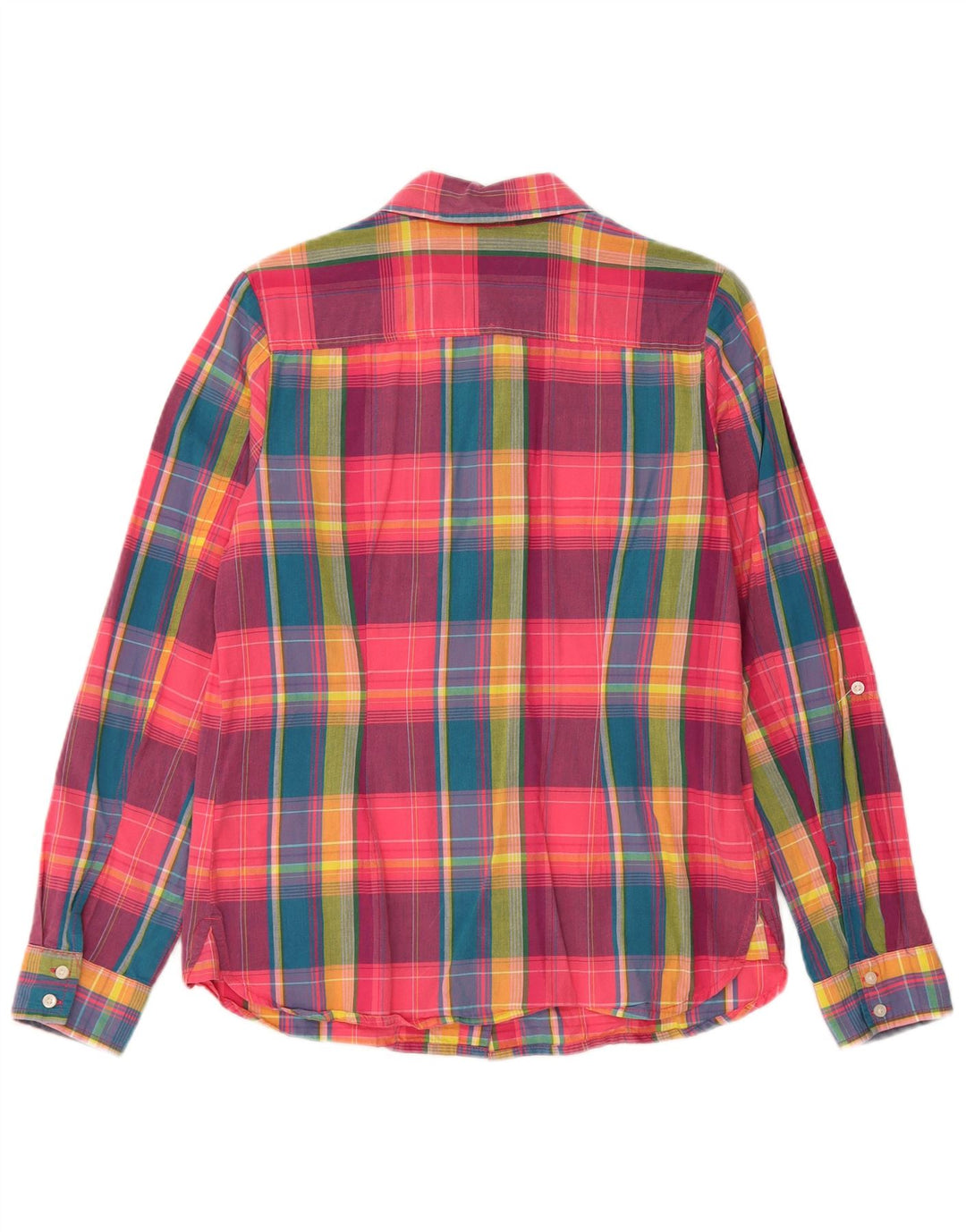 Tommy Hilfiger Damen-Hemd mit klassischer Passform, Größe M, mehrfarbig, kariert, UK 12