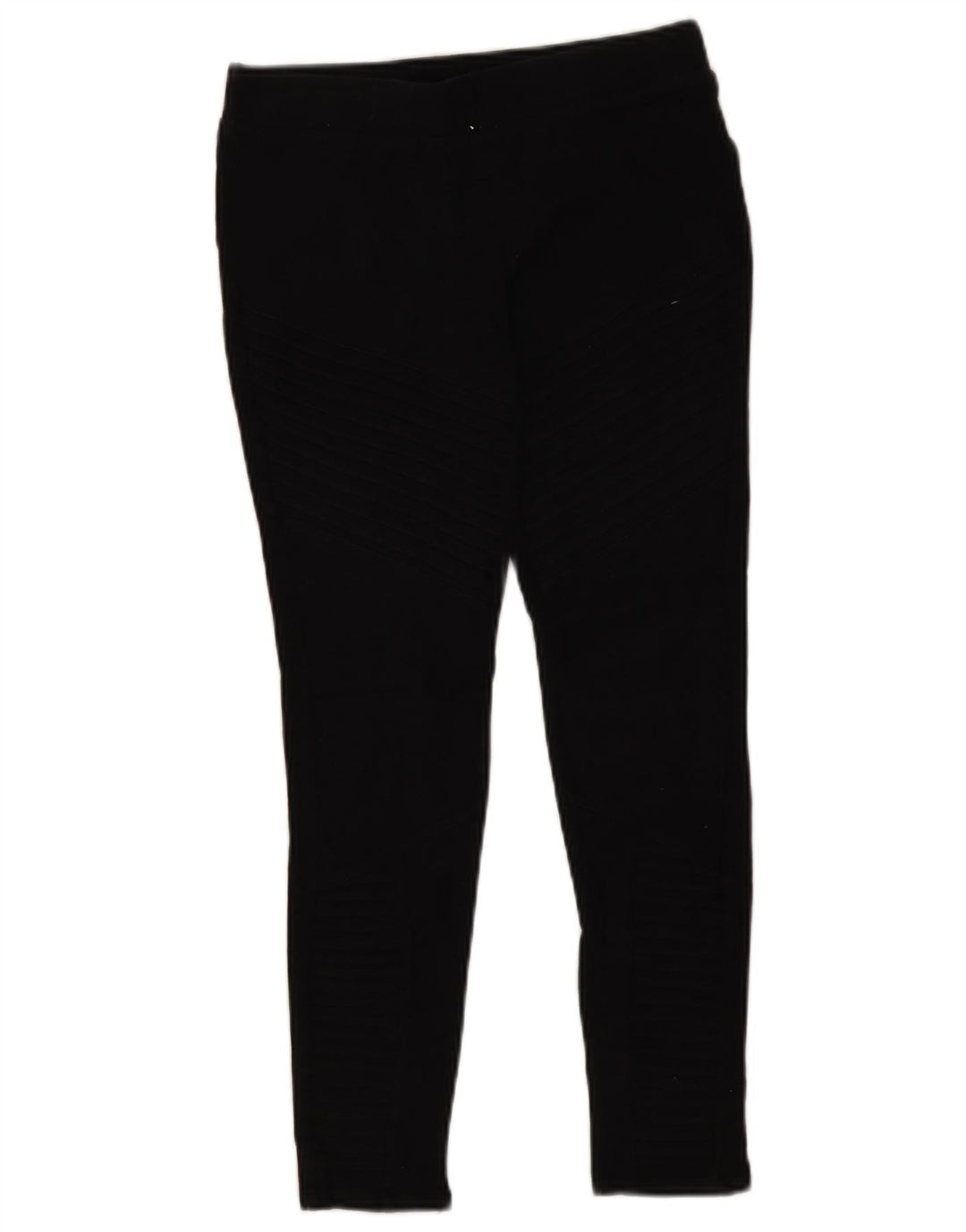Guess Damen Leggings UK 10 Small W Schwarze Baumwolle