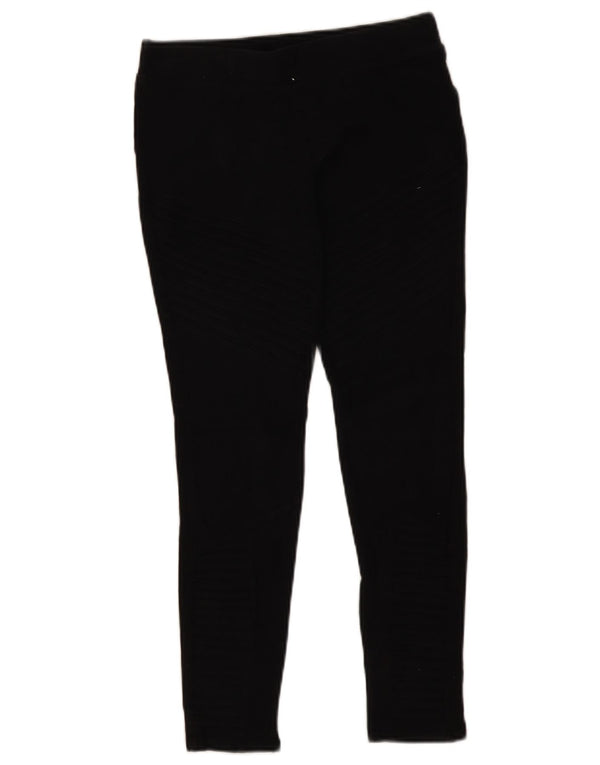 Guess Damen Leggings UK 10 Small W Schwarze Baumwolle