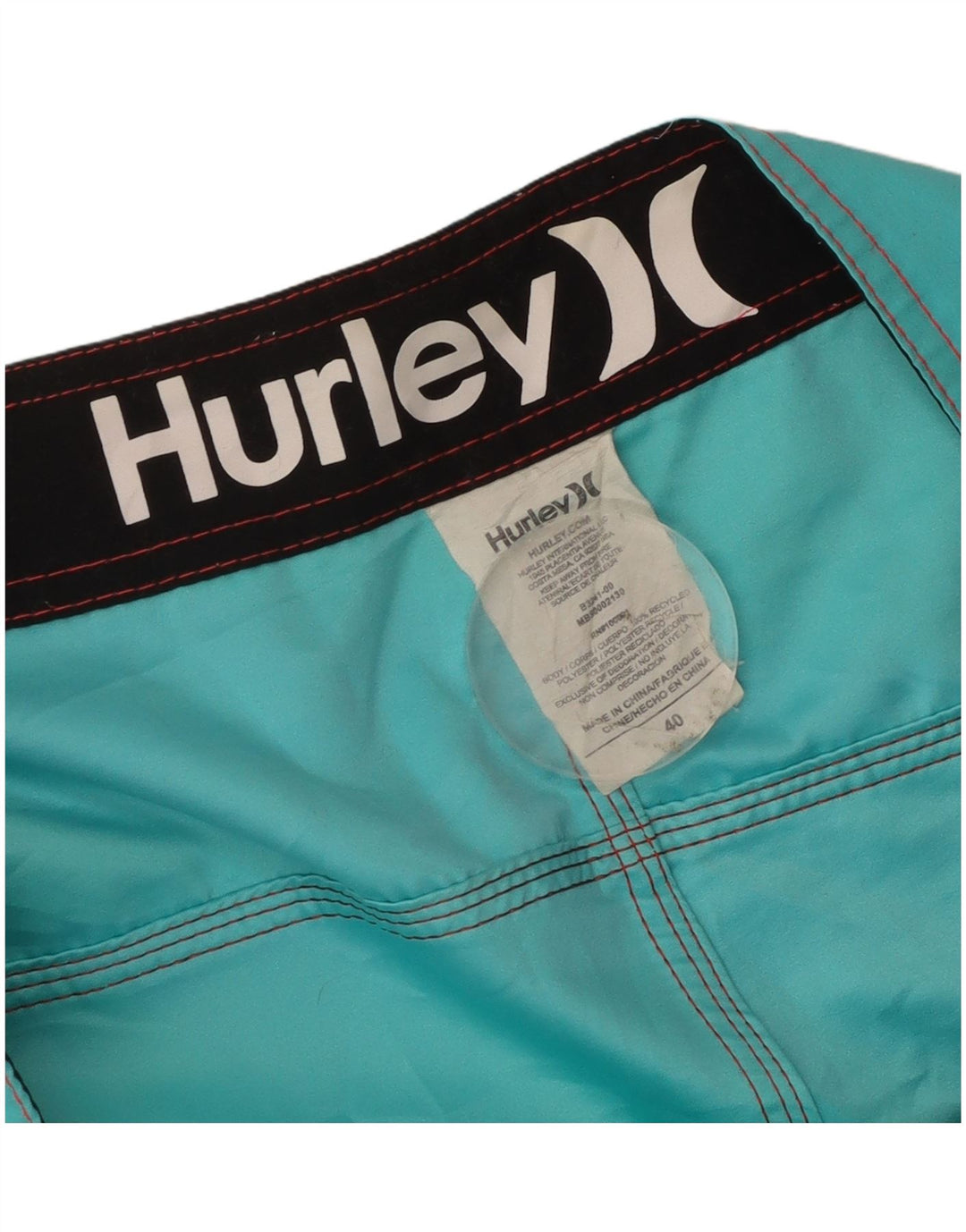 Hurley Herren Badeshorts XL Türkis Polyester