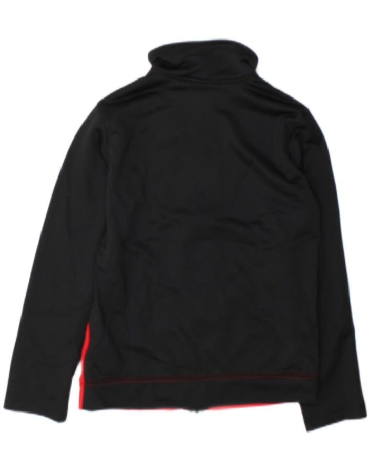 Nike Jungen-Trainingsanzug-Top-Jacke, 10–11 Jahre, Mittelschwarz, Farbblock