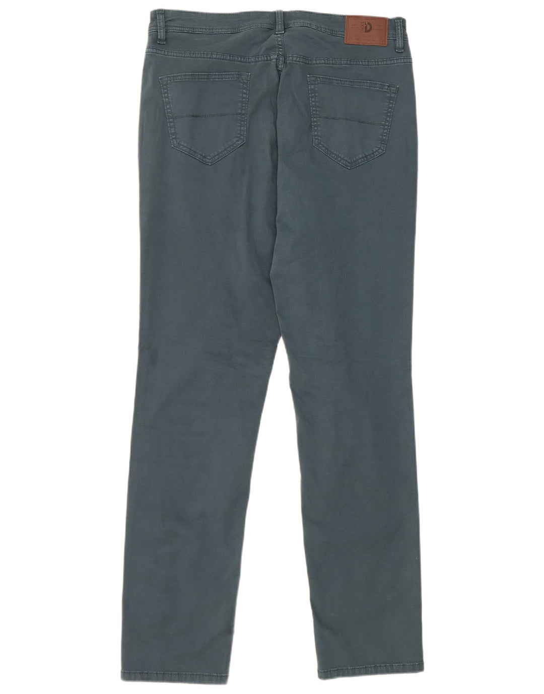 Dack's Slim Freizeithose für Herren, W34, L32, grüne Baumwolle