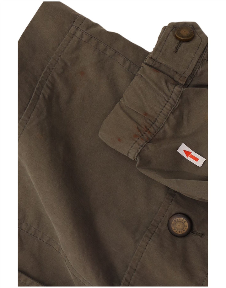 Belfe Herren Parka mit Kapuze IT 52 XL Khaki Baumwolle