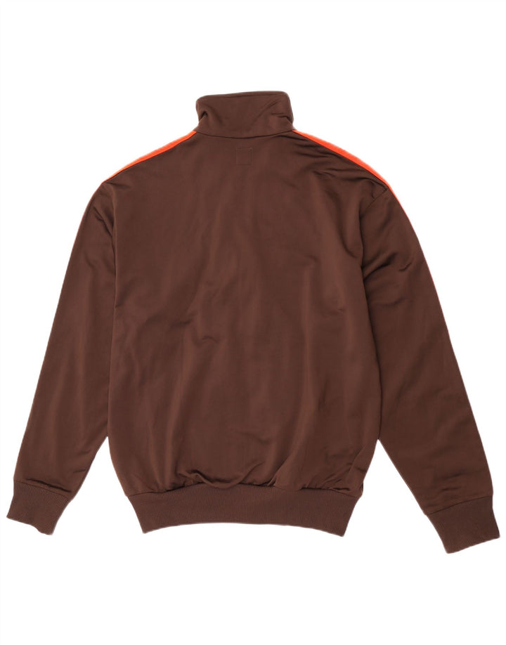 Adidas Herren Trainingsanzug Top Jacke Mittelbraunes Polyester