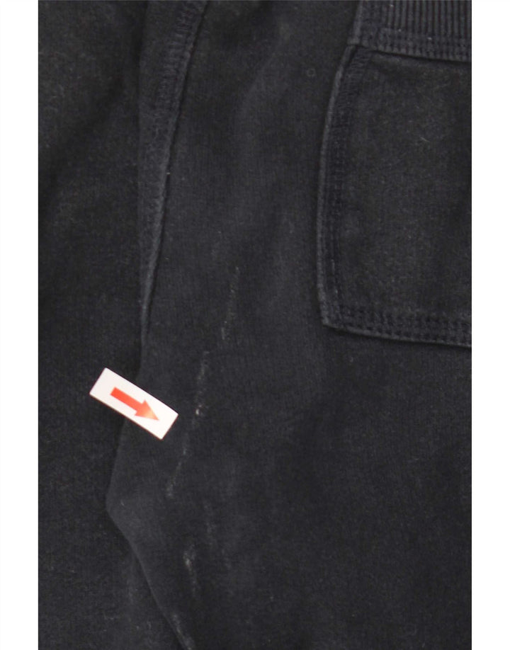 Superdry Damen-Trainingshose mit Grafik, UK 14, mittelschwarz, Baumwolle