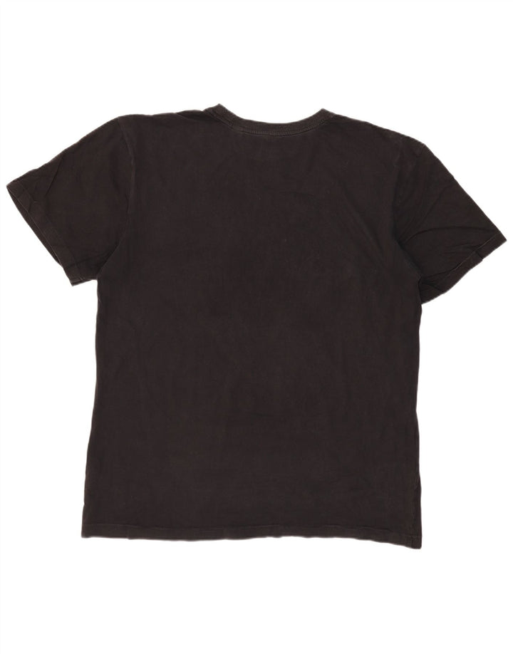 ADIDAS Herren Los Angeles Lakers Grafik T-Shirt Top 2XL Schwarz Baumwolle