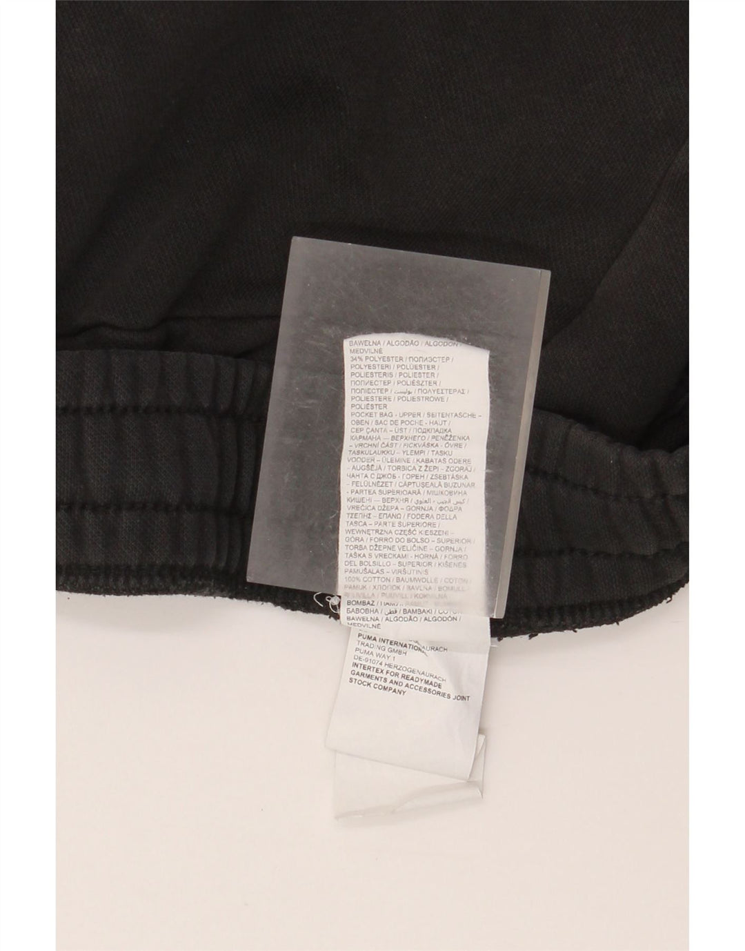 Puma Herren-Sportshorts, groß, schwarze Baumwolle
