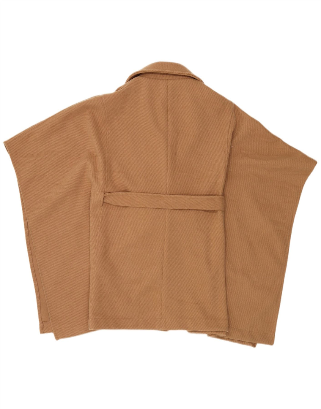 Diana Gallesi Damen Zweireihiger Cape-Mantel, Einheitsgröße, Beige, Polyester