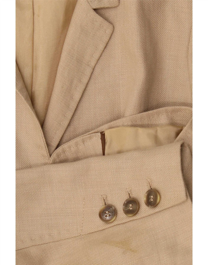 Marks & Spencer Damen Autograph 1-Knopf-Blazerjacke UK 14 Large Beige