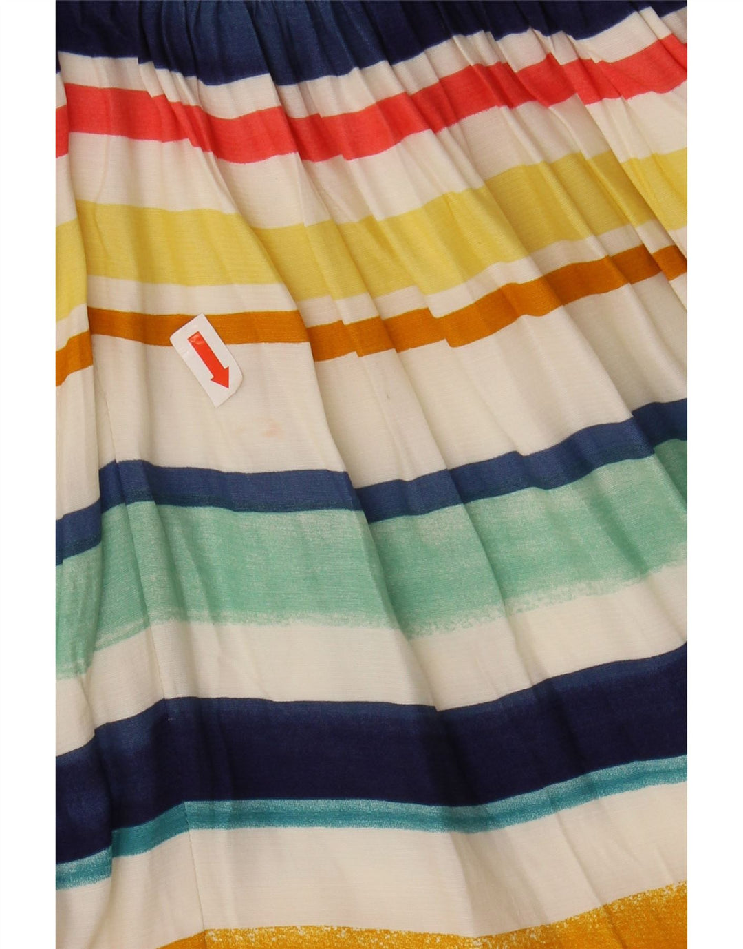 TOMMY HILFIGER Womens Swing Dress US 10 Large Multicoloured Striped