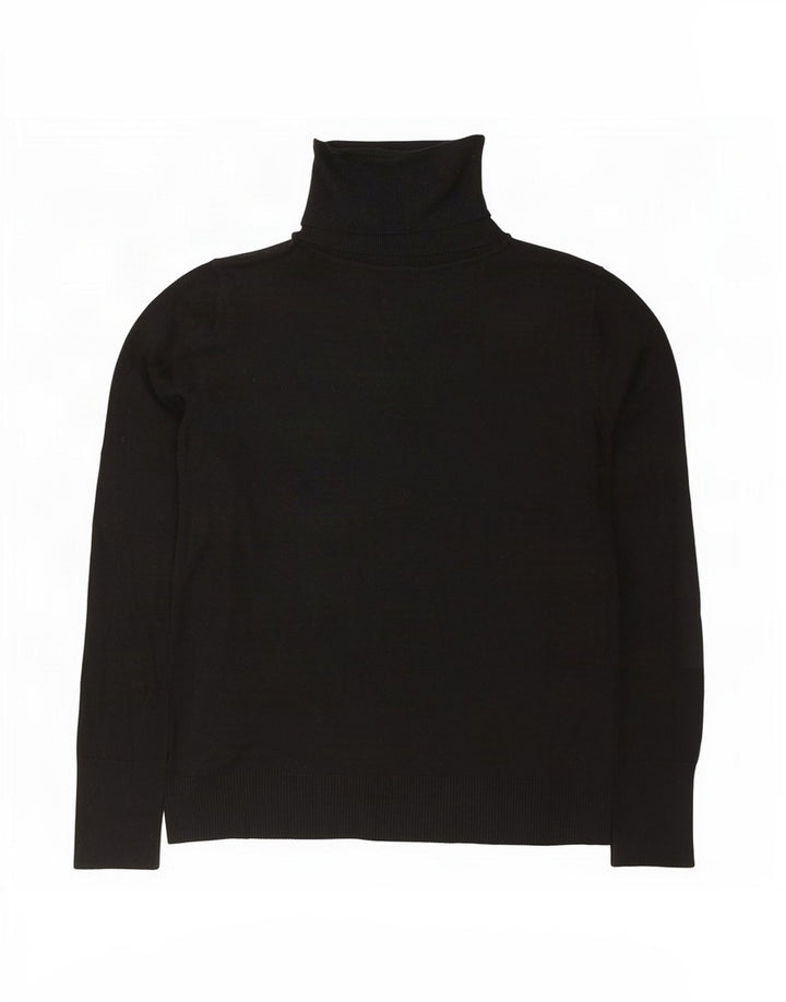 Gap Rollkragenpullover für Herren, Größe S, Schwarz, Baumwolle
