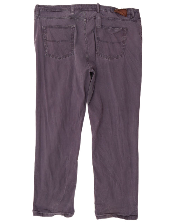 Marks & Spencer Herren Blue Harbor Tapered Freizeithose W42 L31 Marineblau